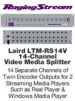 Laird LTM-RS14V 14-Channel Video Media Splitter